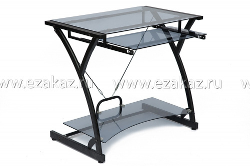 Стол компьютерный стеклянный TetChair Dark Wader WRX-01 фото 3