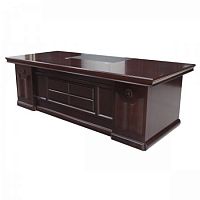 Стол руководителя Кадис 24349, 2 тумбы в комплекте, Fiorenzo, 2400*1050*760, шпон орех