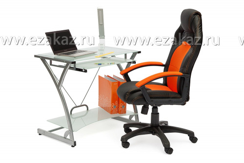 Стол компьютерный стеклянный TetChair Dark Wader WRX-01 фото 9