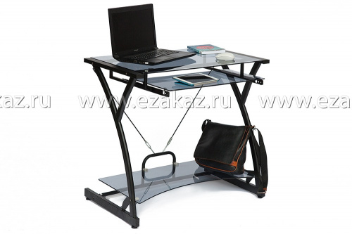 Стол компьютерный стеклянный TetChair Dark Wader WRX-01 фото 7
