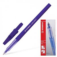 Ручка шариковая STABILO "Liner", ФИОЛЕТОВАЯ, корпус фиолетовый, узел 0,7 мм, линия письма 0,3 мм, 808/55